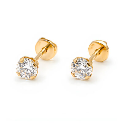 Arete Punto de luz Oro 18k