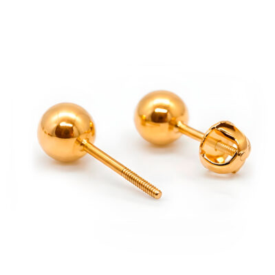 Arete bola 18k